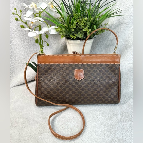 Celine Handbags - 🤎Celine Macadam Slim Crossbody Bag